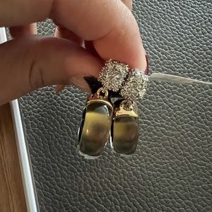 Alexis Bittar pave dangle earrings